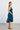 Midi dress "LAU-RAA" in petrol made of Tencel