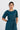 Knee-length summer dress with sleeves Ed-daa in petrol made from 100% Tencel