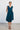 Midi dress "LAU-RAA" in petrol made of Tencel