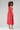 Maxi dress "TULPINAA" in red made of Tencel