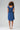 Summer dress "MET-TTE" in blue made of 100% Tencel