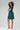Summer dress with sleeves "Loo-Laa" in green made of 100% Tencel