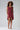 Knielanges weinrotes Sommerkleid