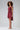 Summer dress "MET-TTE" in Bordeaux made from 100% Tencel