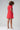 Summer dress with sleeves "Loo-Laa" in red made of Tencel