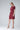 Summer dress with sleeves "Loo-Laa" in burgundy made of Tencel