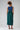 Maxi dress "TULPINAA" in blue and green made of Tencel