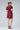 Wickelkleid CAAR-MEN - bordeaux