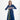 Studio Hertzberg, nachhaltiges blaues Wickelkleid, faire Mode, fair fashion