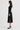 Maxi dress "CLE-OO" in black made from 100% organic cotton