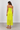 Lemon-yellow silk dress