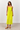 Lemon-yellow silk dress