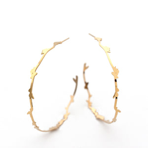 Large hoop earrings - Herbes Folles