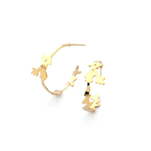 Small hoop earrings - Herbes Folles
