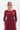 Kleid WAR-RISS - merlotrot