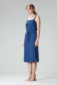 Midi dress “TI-NAA” made of silky Tencel