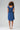 Sommerkleid "MET-TTE" in Blau aus 100% Tencel