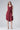 Midi dress "LAU-RAA" in Bordeaux made of Tencel