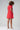 Sommerkleid mit Ärmeln "Loo-Laa" in Rot aus Tencel