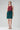 Kleid TULPINAA - bordeaux/grün