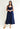 O-TERRE maxi dress in dark blue made of organic cotton