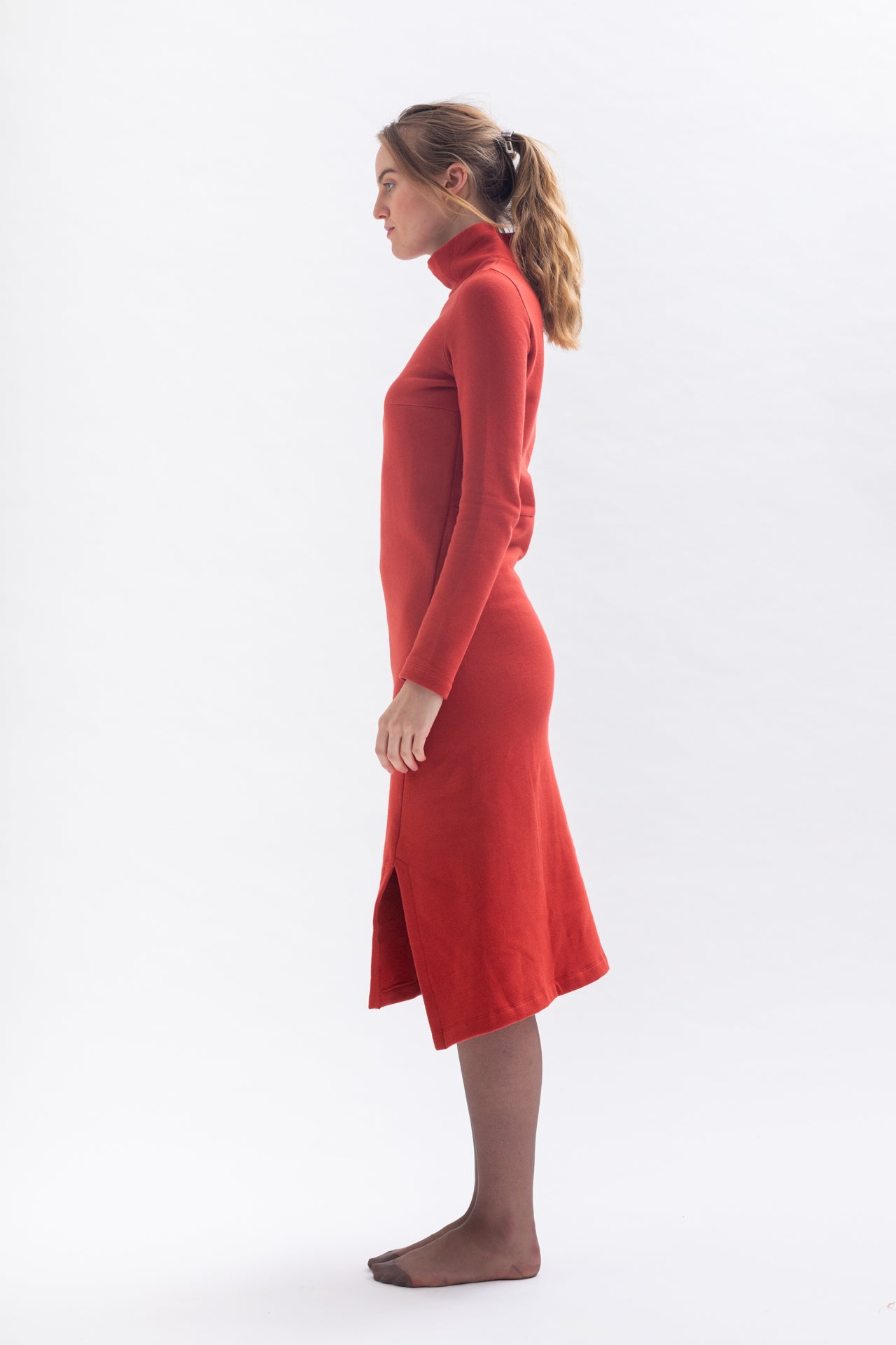 Midi dress "FAA-RA" made of 100% organic cotton