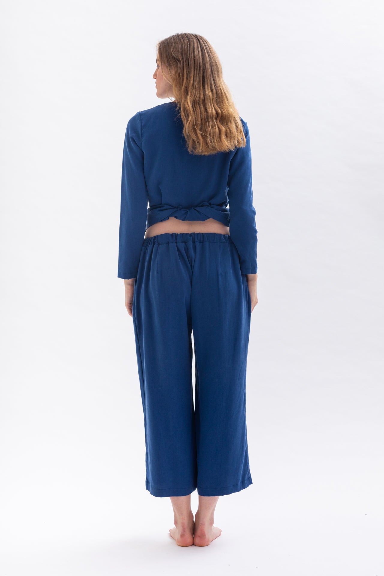 Culottes THEE-KLA in blue made of Tencel