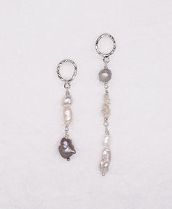 CARA earrings with mixed pearls