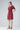 Knielanges Kleid ED-DAA - bordeaux